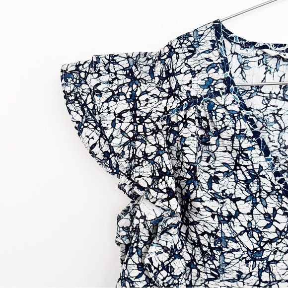 Veronica Beard Joi Batik Print Top - Picture 4 of 9